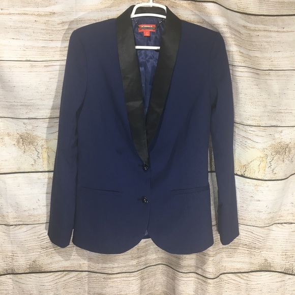 Kirna Zabete Jackets & Blazers - Kirna Zabete small blue jacket with satin lining